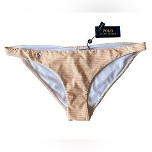 Polo Ralph Lauren White Orange  Bikini Bottom XL